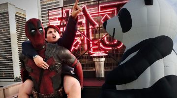 Novo vídeo do set de Deadpool 2 indica cena com um panda gigante