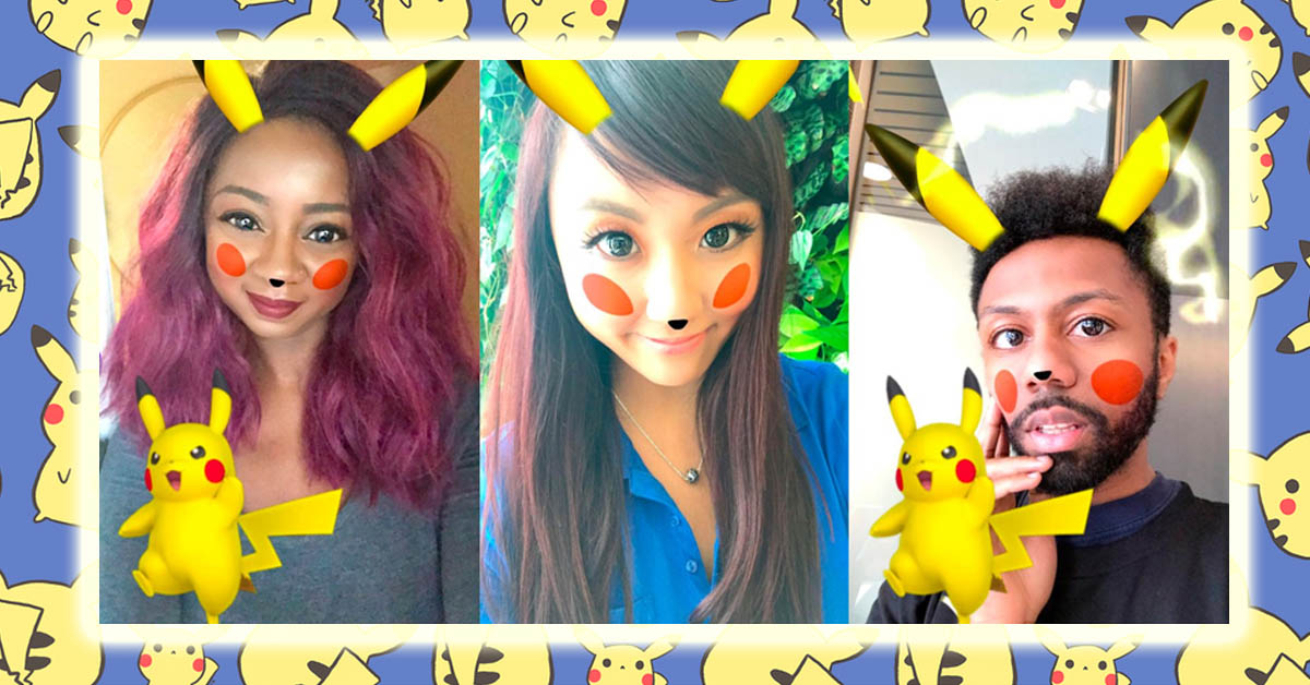 Snapchat apresenta finalmente seu novo filtro de Pikachu
