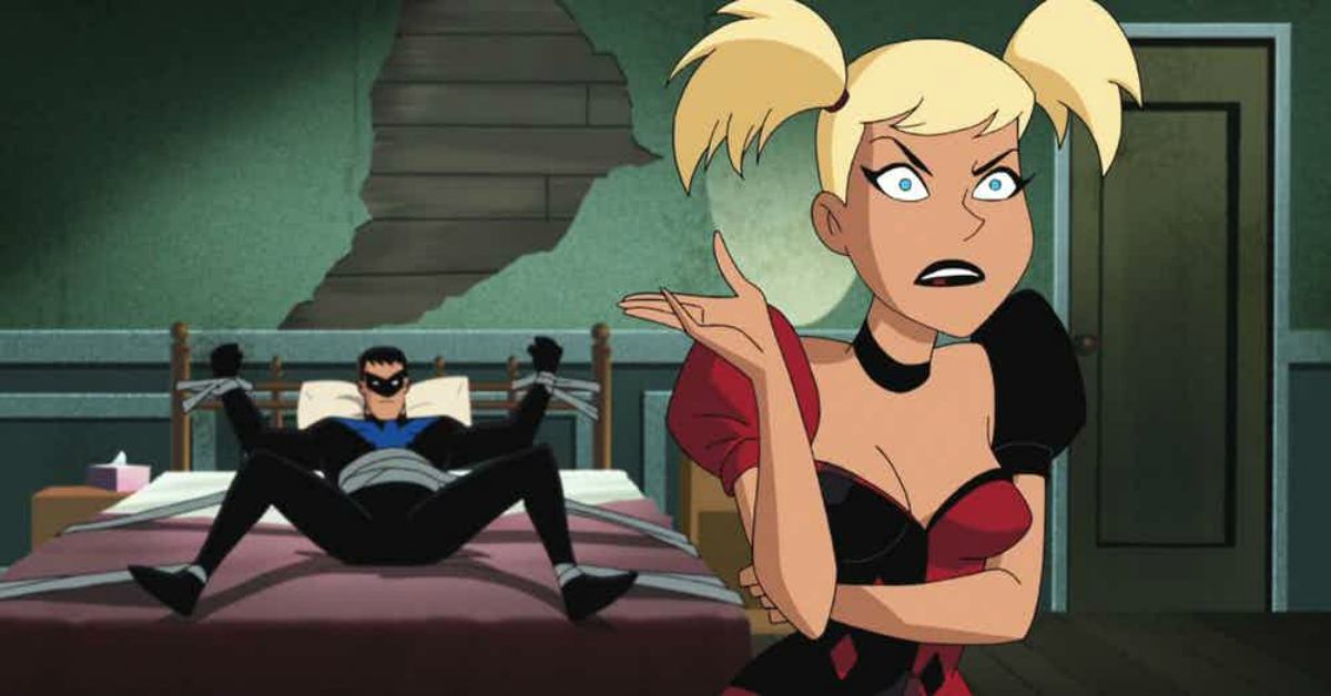 O Asa Noturna e a Arlequina fizeram sexo no novo filme animado do Batman?