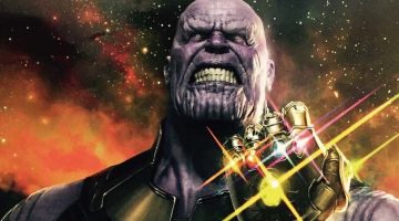 Thanos surge com todas as Joias do Infinito em imagem de Vingadores 3