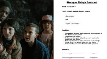Casal faz contrato para evitar spoilers de Stranger Things