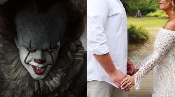 Homem coloca Pennywise em fotos de noivado da irmã