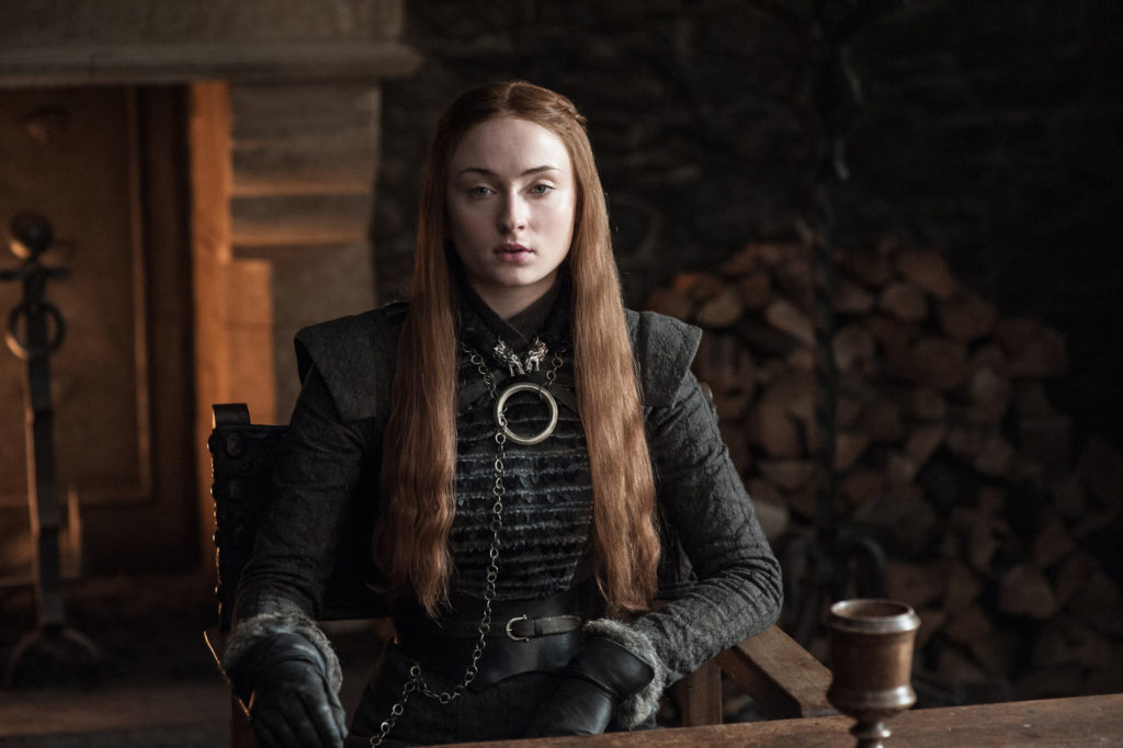 Sansa Stark por cima da carne seca