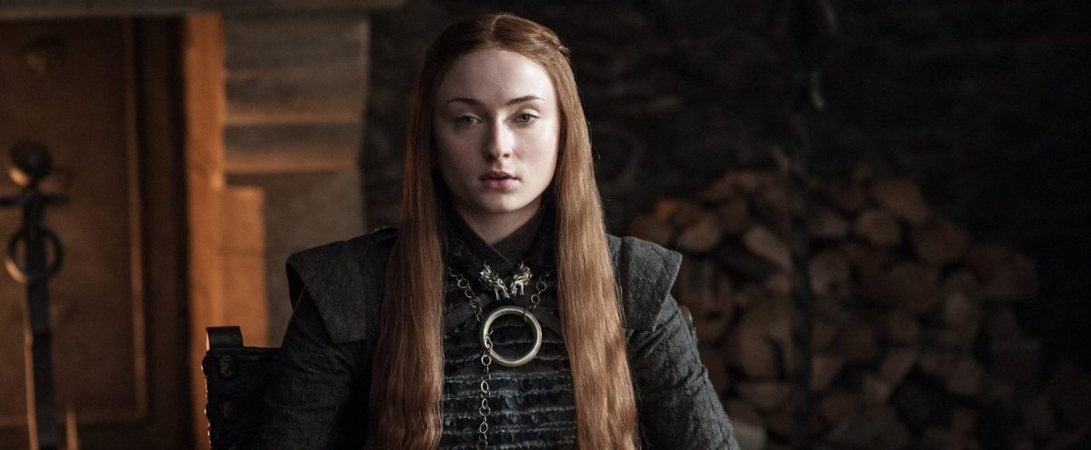 Sansa Stark por cima da carne seca