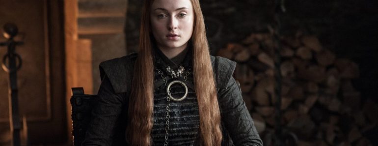 Sansa Stark por cima da carne seca