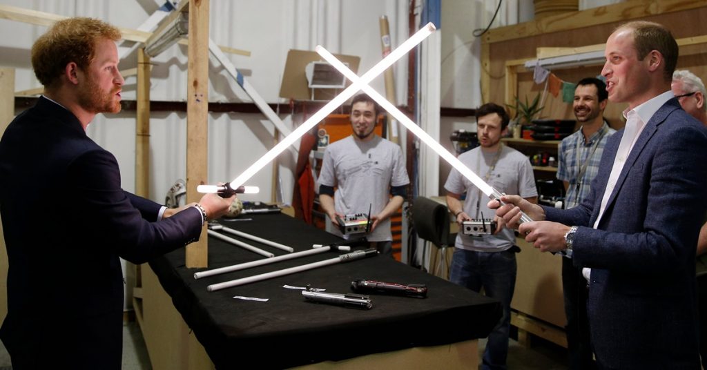 É oficial: Príncipes William e Harry estarão em Star Wars: Os Últimos Jedi