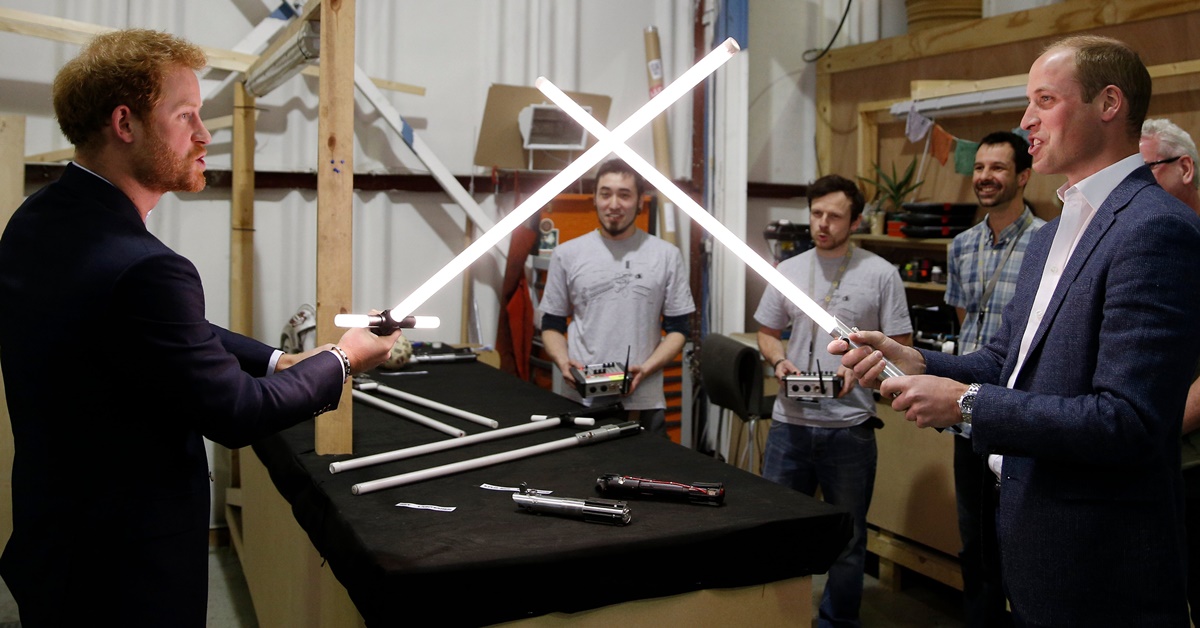 É oficial: Príncipes William e Harry estarão em Star Wars: Os Últimos Jedi