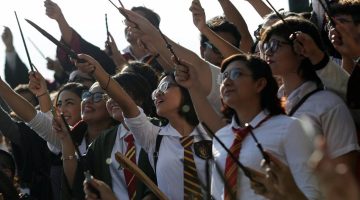 Fãs de Harry Potter tentam quebrar recorde vestidos como o bruxo