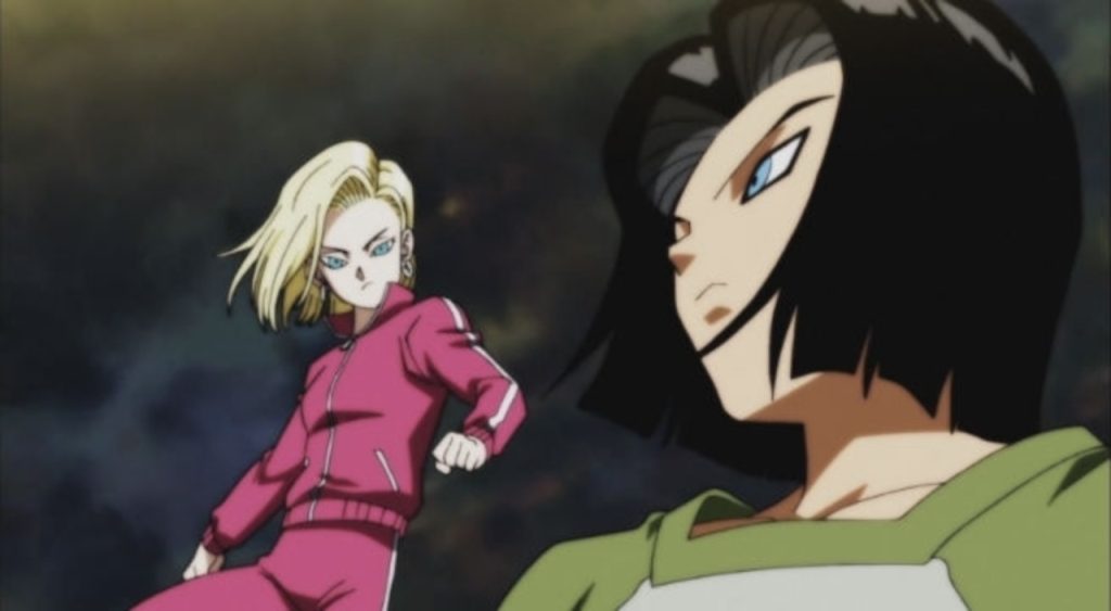dragon ball super-androides 17 e 18