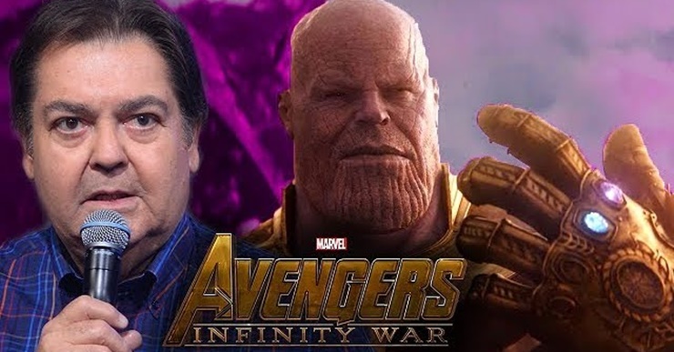 Assista ao trailer de Vingadores: Guerra Infinita narrado pelo Faustão