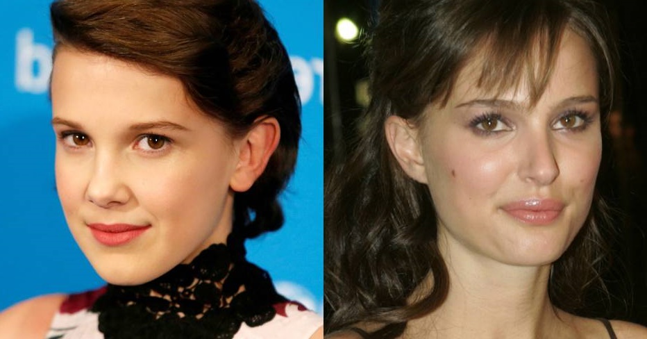 Internautas apontam semelhança entre Millie Bobby Brown e Natalie Portman