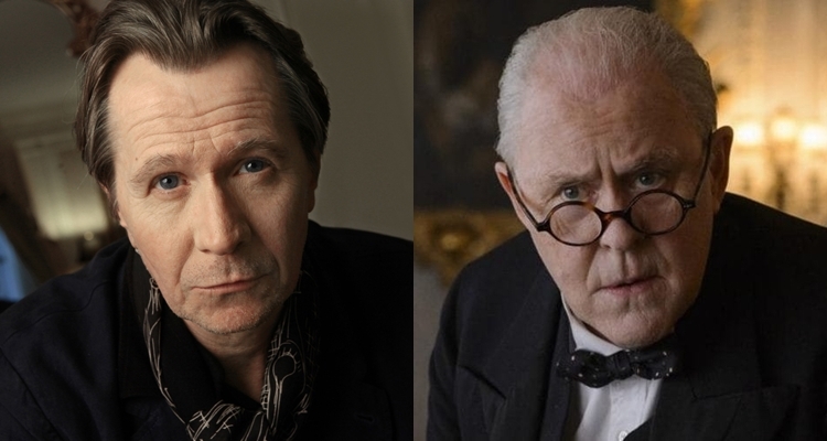 Gary Oldman dá vida a Churchill no filme O Destino de Uma Nação