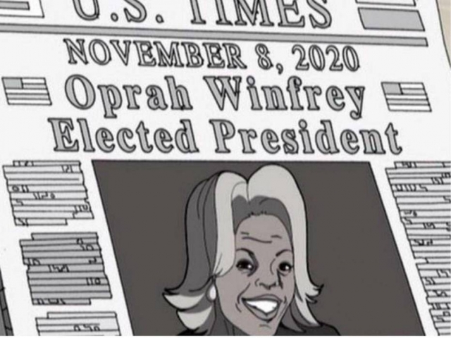 Animação previu em 2006 candidatura de Oprah à presidência dos EUA