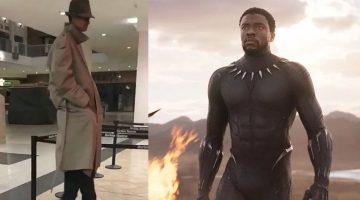 Amigos usam disfarce bizarro para tentar assistir a Pantera Negra juntos