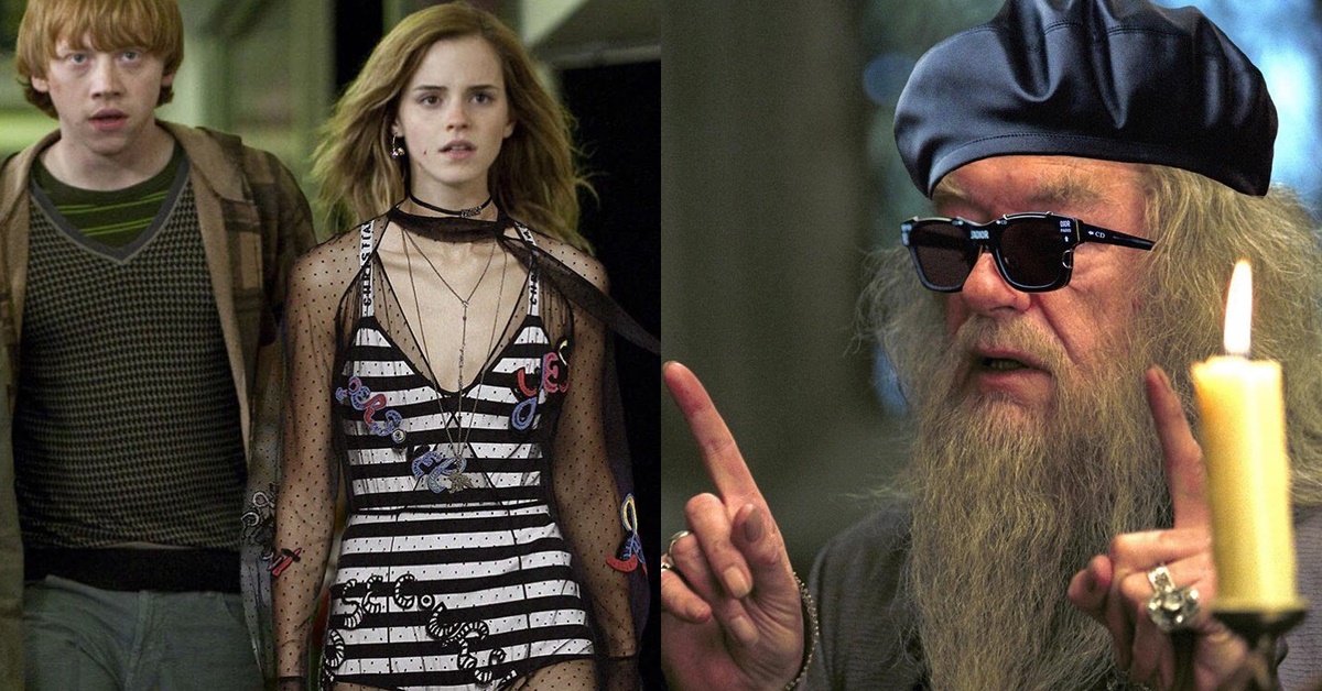 Perfil no Instagram une looks da Dior com cenas de Harry Potter