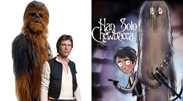 Desenhista faz personagens de Star Wars na estética de Tim Burton