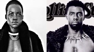 Lupita Nyong’o recria capa de Chadwick Boseman na Rolling Stone