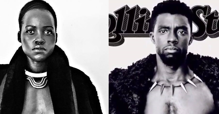 Lupita Nyong’o recria capa de Chadwick Boseman na Rolling Stone