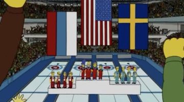 Os Simpsons previu, em 2010, medalha de ouro dos EUA no curling