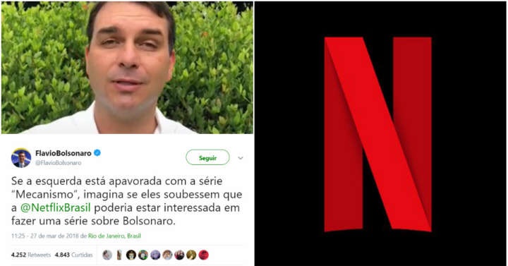 Netflix responde a filho de Bolsonaro sobre série do pai: ‘está louca, querida’