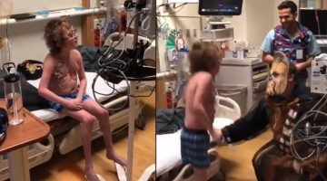 ‘Chewbacca’ emociona jovem ao contar que ele receberá coração em transplante