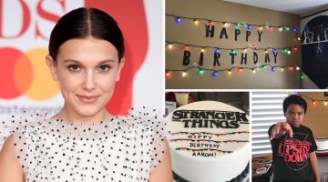 Millie Bobby Brown conforta fã que não recebeu ninguém em festa de aniversário