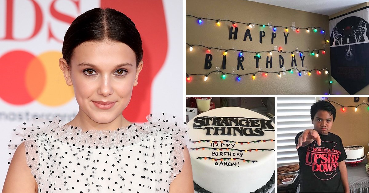 Millie Bobby Brown conforta fã que não recebeu ninguém em festa de aniversário