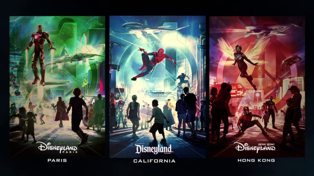 Parques da Disney terão espaços de heróis da Marvel