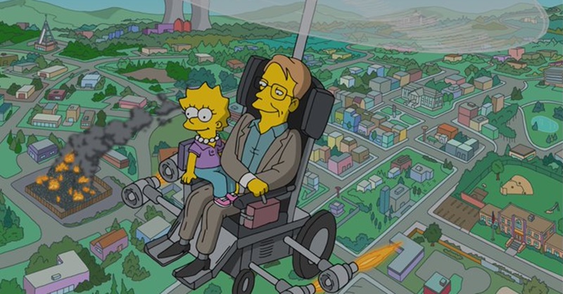 Os Simpsons homenageia memória de Stephen Hawking com nova cena