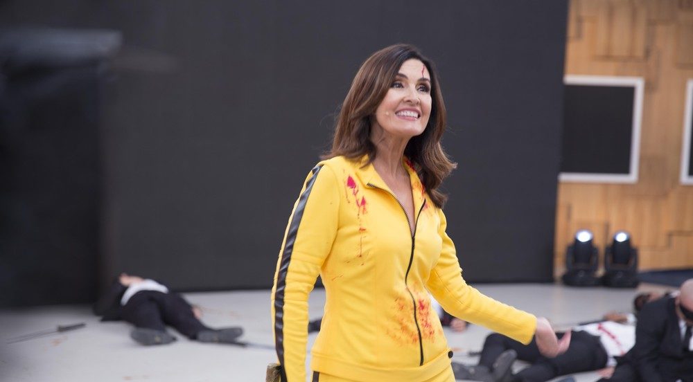 Beatrix Kiddo é vivida por Fátima Bernardes em brincadeira sobre Kill Bill