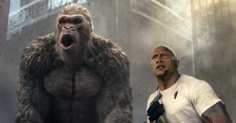 Rampage passa Um Lugar Silencioso e lidera bilheteria nos EUA
