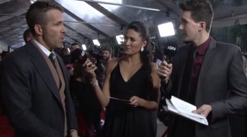 Jornalista impressiona Ryan Reynolds com paixão por Deadpool; assista