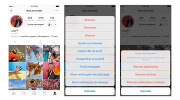 Instagram cria botão para silenciar postagens e stories de amigos
