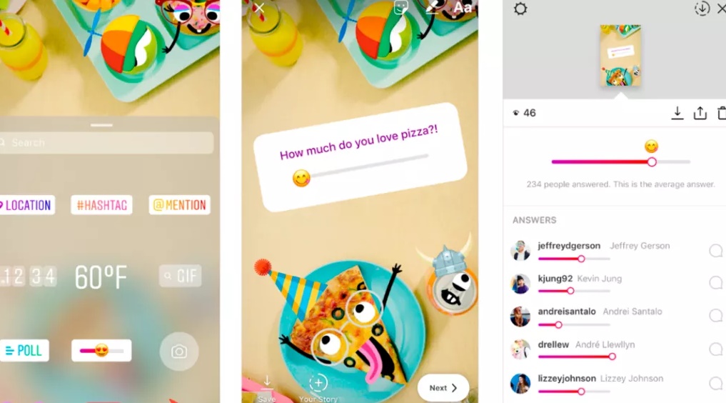 Instagram Stories ganha função de enquete interativa com emojis