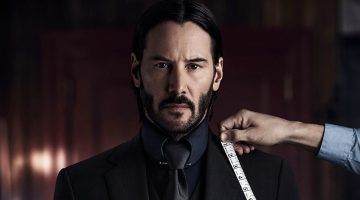 Fotos dos bastidores de John Wick 3 mostram Keanu Reeves e seu cão