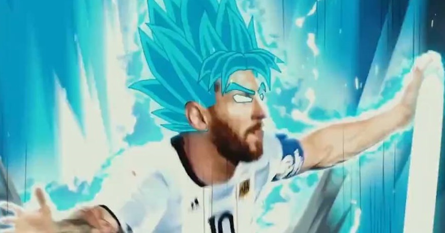 Lionel Messi vira Super Saiyajin em propaganda da Copa do Mundo; assista
