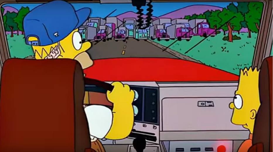 Os Simpsons previu greve de caminhoneiros, dizem internautas
