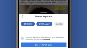 Facebook lança função para bloquear spoilers e assuntos indesejados