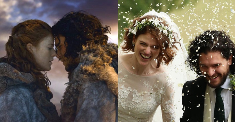 Kit Harington e Rose Leslie, de Game of Thrones, se casam em castelo na Escócia
