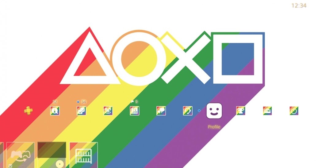 Sony cria layout para PlayStation 4 em homenagem ao Orgulho LGBT