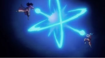 Goku x Goku: Super Saiyajin 4 enfrenta o Azul em Dragon Ball Heroes