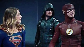 Elseworlds: vídeos do set mostra cena de ação de Grant Gustin como Arqueiro Verde