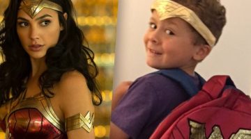 Gal Gadot apoia menino que usa mochila da Mulher-Maravilha na escola
