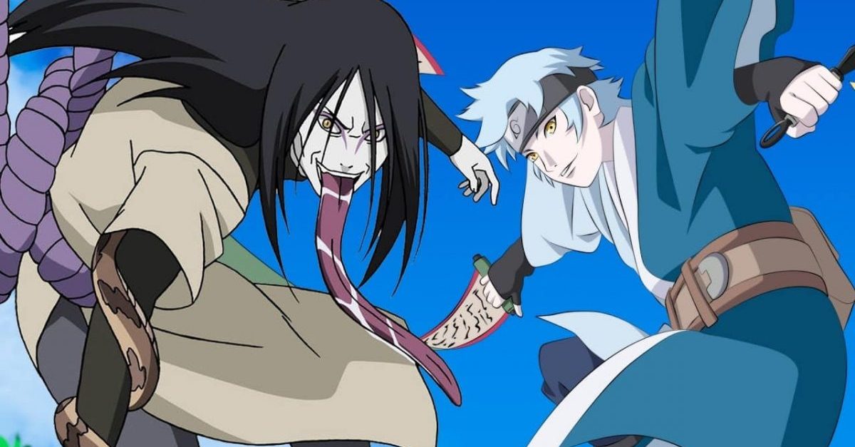 Boruto vai até o esconderijo de Orochimaru e descobre clones de Mitsuki