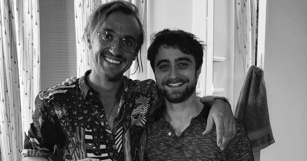 Atores de Draco Malfoy e Harry Potter se reencontram e foto viraliza
