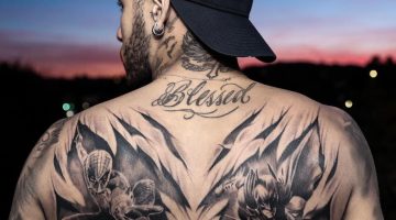 Boleiro nerd? Neymar faz tatuagem em homenagem a Batman e Homem-Aranha