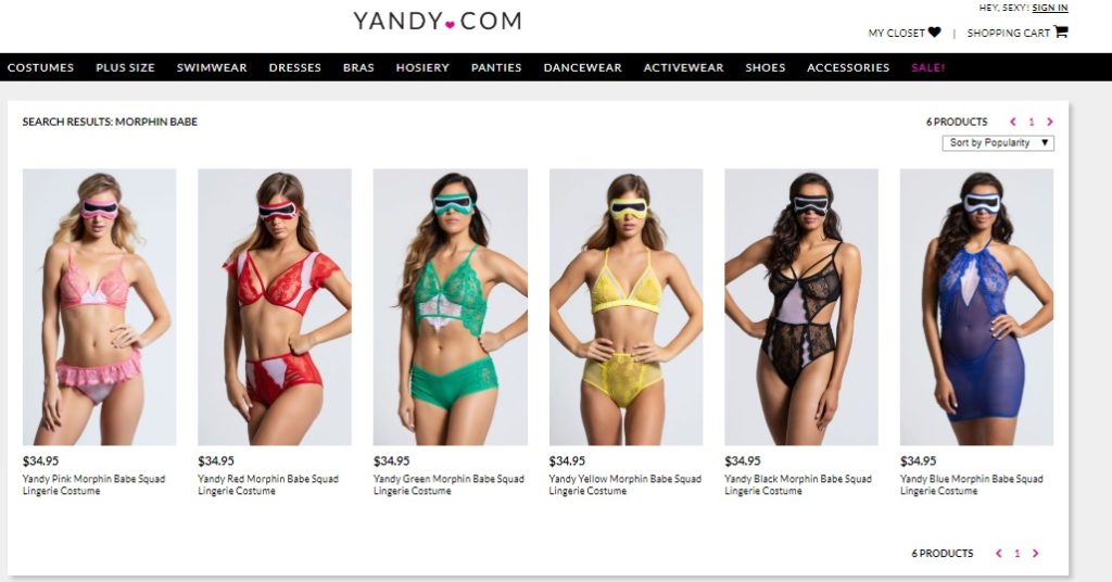 Empresa lança linha de lingeries inspirada em Power Rangers