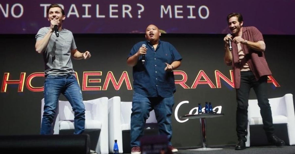 Atores chegam de surpresa na CCXP e exibem trailer de Homem-Aranha: Longe De Casa