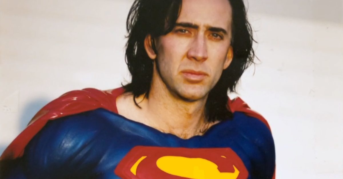 Nicolas Cage quase viveu o Superman nos cinemas: veja o uniforme que ele usaria