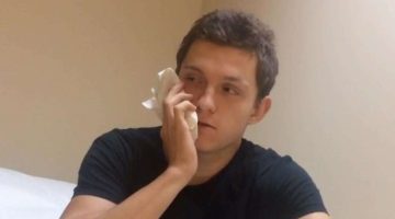 Tom Holland, o Homem-Aranha, se sente mal e fica isolado em quarentena